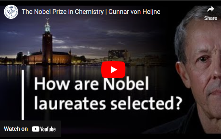 The Nobel Prize in Chemistry, Gunnar von Heijne